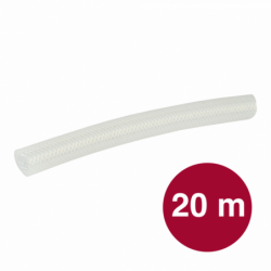 Siliconen slang versterkt 13 x 21 mm per 20 meter
