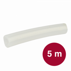 Siliconen slang versterkt 25 x 35 mm per 5 meter