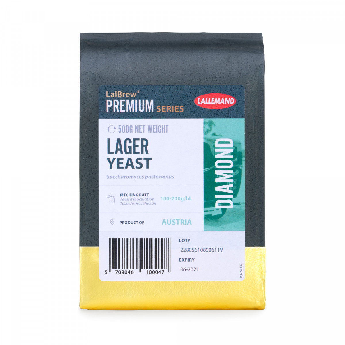LALLEMAND LalBrew® Premium dried brewing yeast Diamond Lager - 500 g
