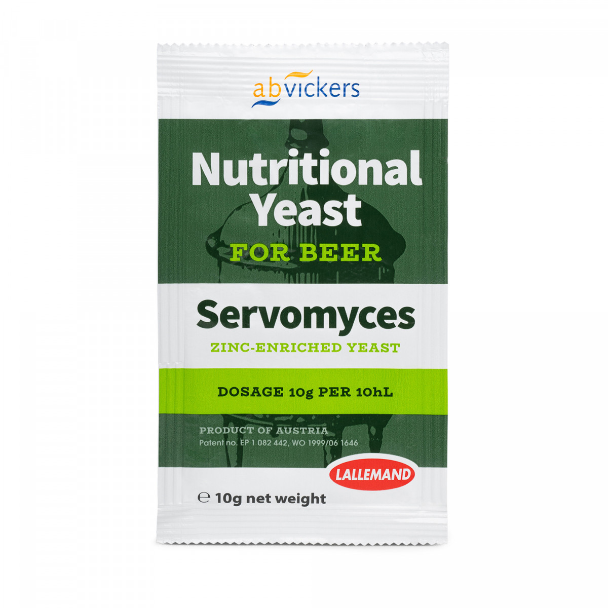 LALLEMAND Servomyces nutriment de levure pour bière - 10 g