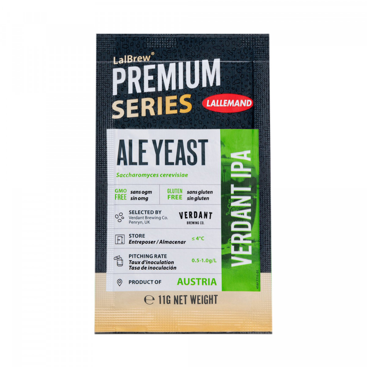 LALLEMAND LalBrew® Premium levure de bière sèche Verdant IPA - 11 g