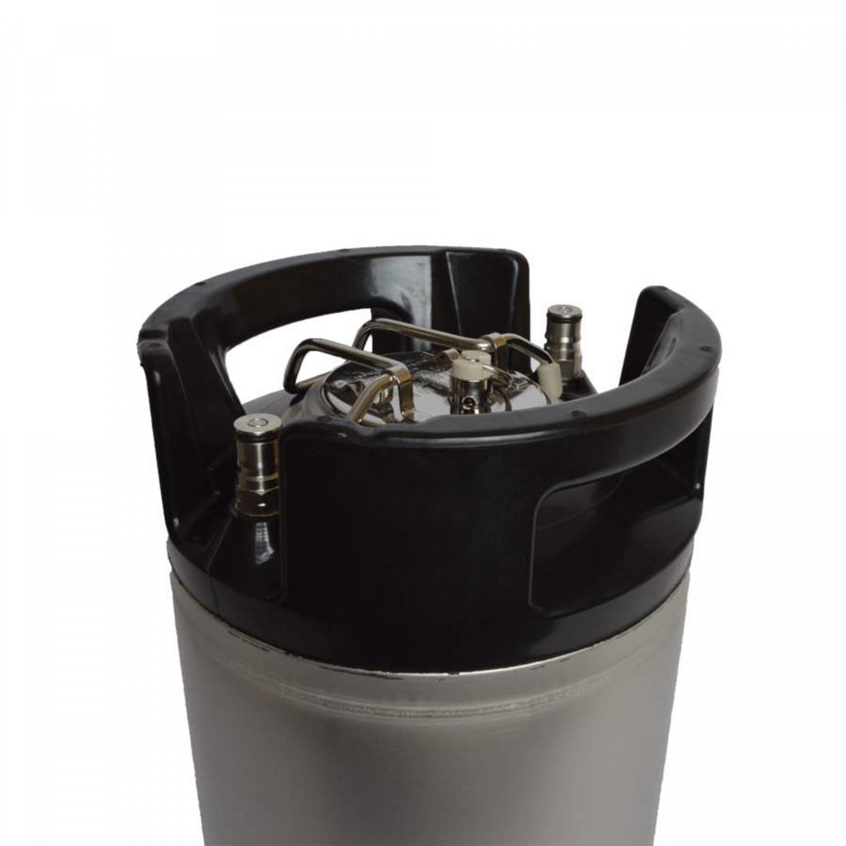 Complete pressure keg set with soda keg