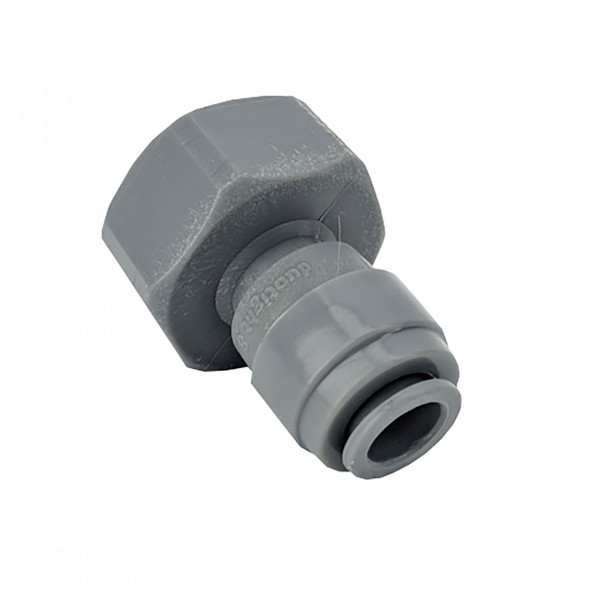 Duotight joiner 8 mm (5/16”) push-in fitting to 5/8” internal thread