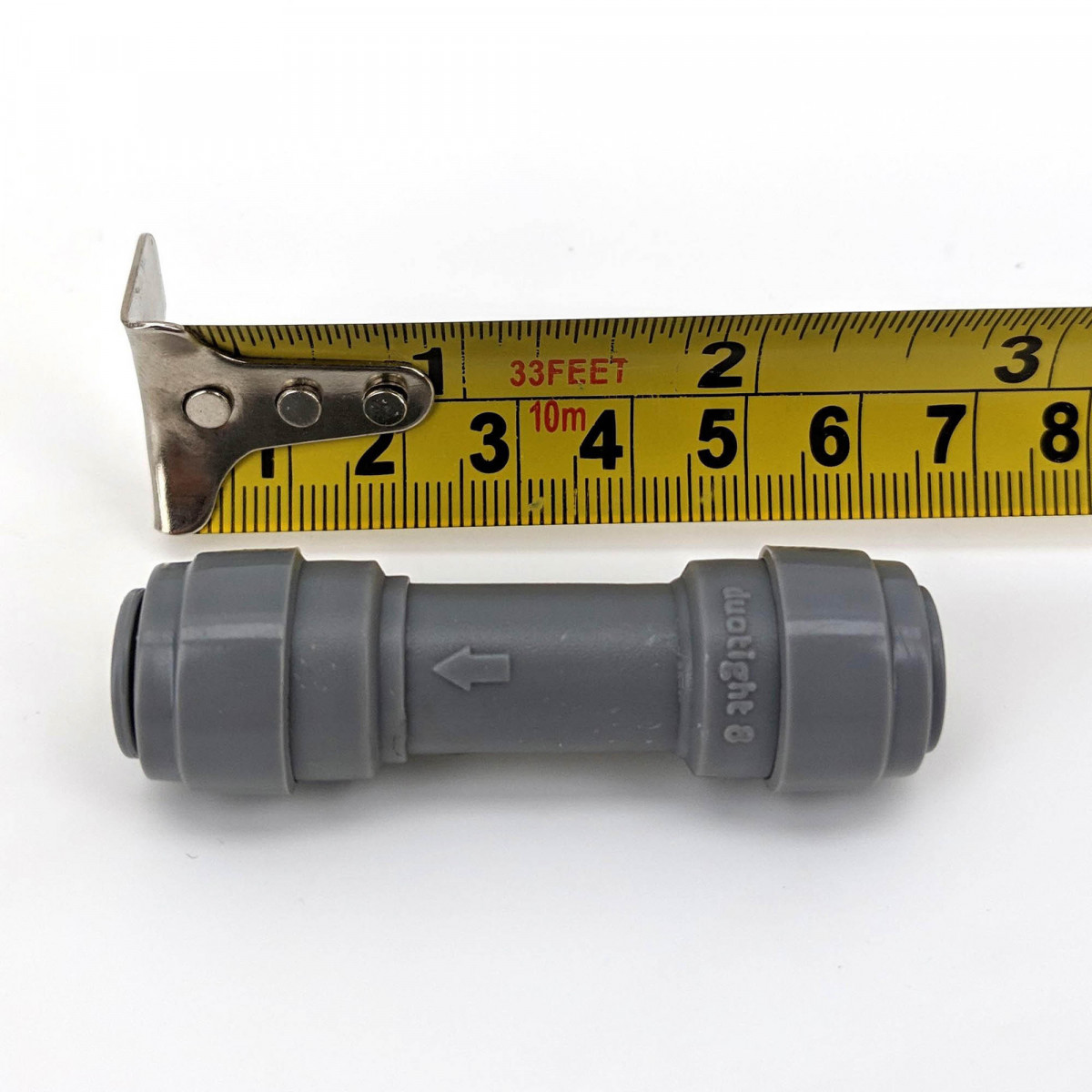Duotight 8 mm (5/16”) eenrichtingsverbindingsstuk push-in koppeling