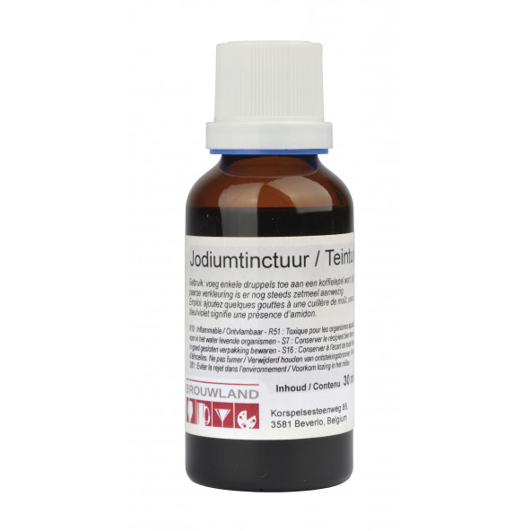 Iodine tincture for starch conversion test 30 ml NL/FR