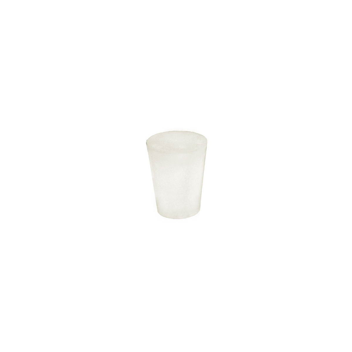 silicone bung 17/22 mm - without hole