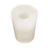 silicone bung 17/22 mm - with 9 mm hole 0