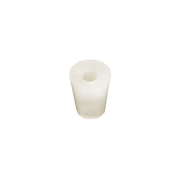 silicone bung 26/32 mm - with 9 mm hole