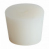 Silicone bung 50,5/59,5 mm - with 9 mm hole 0