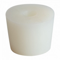 Silicone bung 50,5/59,5 mm - with 17 mm hole