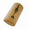 Bouchons de vin 38 mm - microgranulés - 100 pcs 0