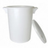 Plastic bucket 50 l with handles, incl lid 0
