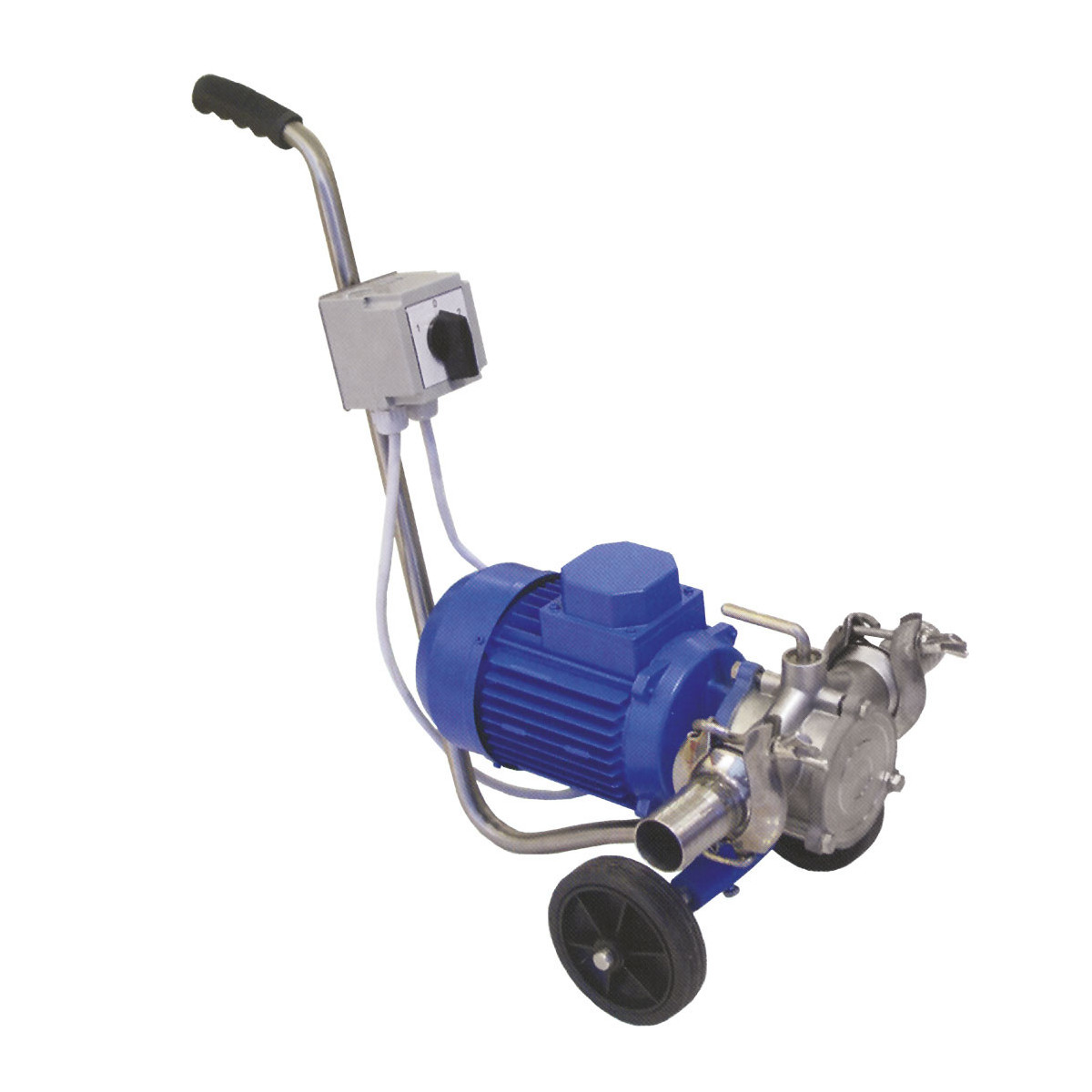 pompe roteur ECO 40mm INOX +bypas+chariot • Brouwland