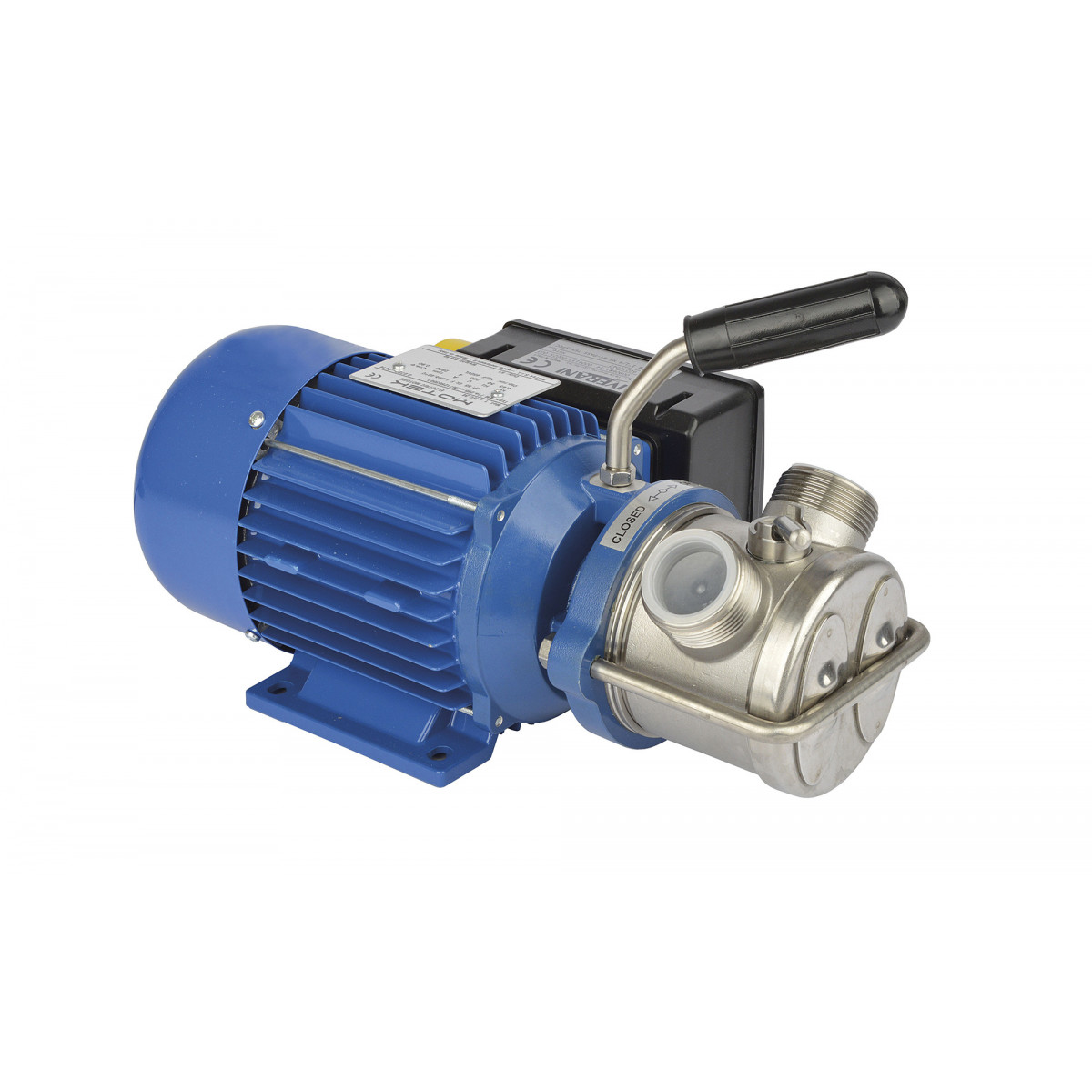Centrifugal pump SST 5/4" with bypass and handle