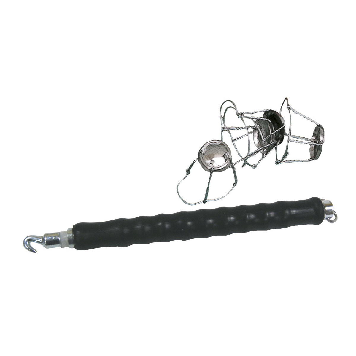 Wire muselet tightener hand-operated, ergonomic handle