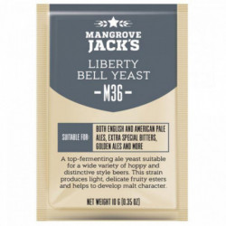Dried brewing yeast Liberty Bell Ale M36 - 10 g - Mangrove Jack's Craft Series