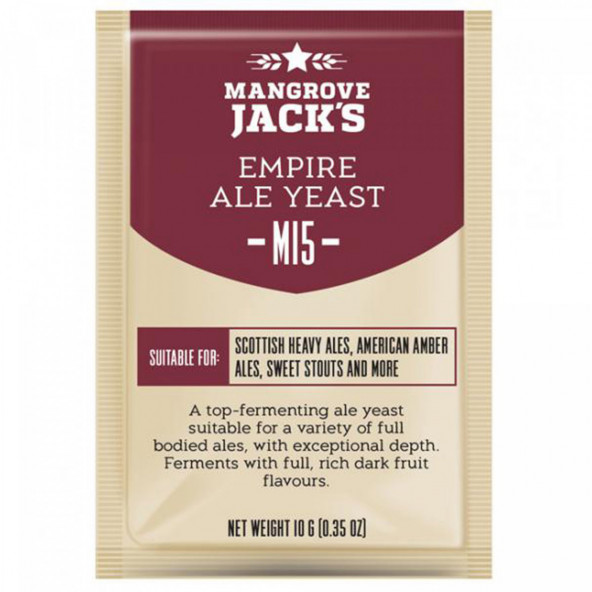 Dried brewing yeast Empire Ale M15 - 10 g - Mangrove Jack's Craft Series