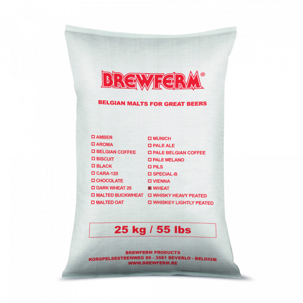 Brewferm tarwemout 3.5-5.5 EBC 25 kg