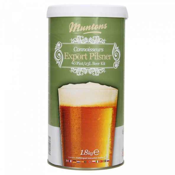 Beer kit Muntons Export Pilsner 1,8 kg