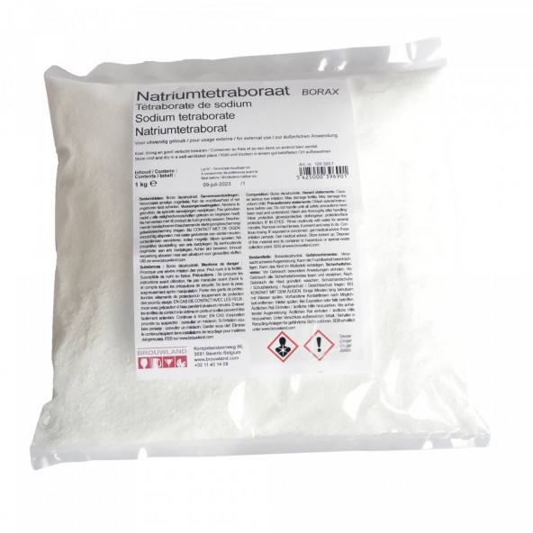 natriumboraat 1 kg (borax)