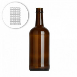 Bouteille de bière Porter 50 cl, 26 mm - palette 2097 pcs