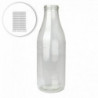 Juice bottle 1 l, white , without twist-off lid 48 mm - pallet 1352 pcs 0