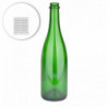 Weinflasche Champagner 75 cl, 775 g, grün, 29 mm - Palette 1056 St. 0
