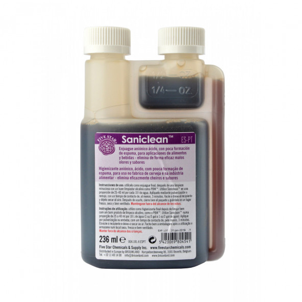 SaniClean Five Star 236 ml ES-PT