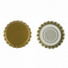 Kroonkurken 29 mm goud - geprofileerde inlage - 100 st. 1