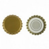 Kroonkurken 29 mm goud - geprofileerde inlage - 1.000 st. 1