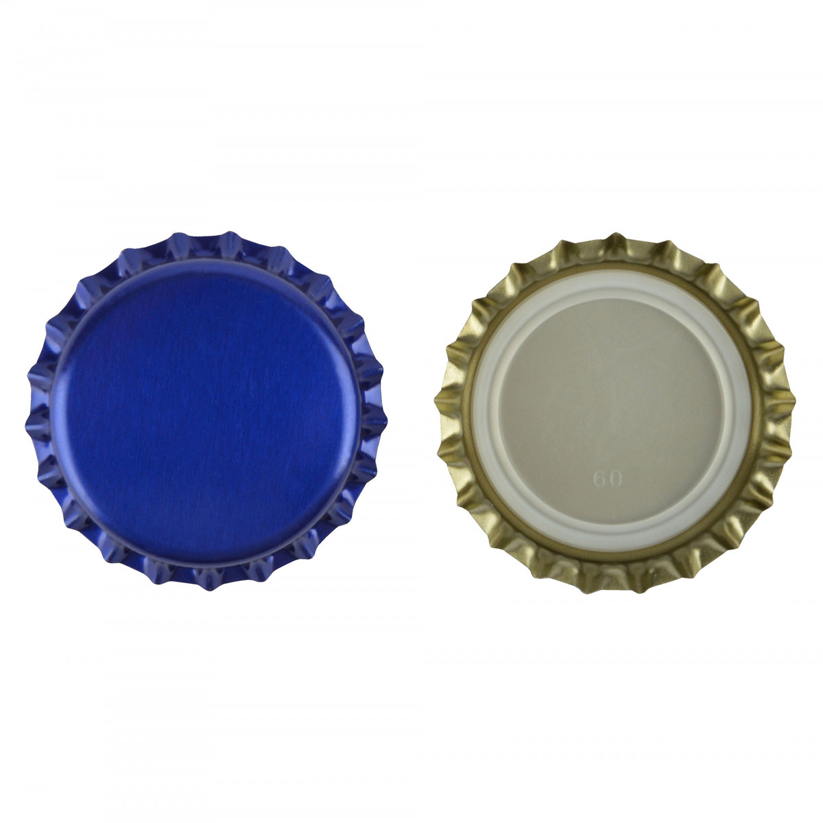 Capsules de bière 26 mm bleu 100 pcs