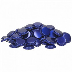 Crown corks 26 mm blue 100 pcs