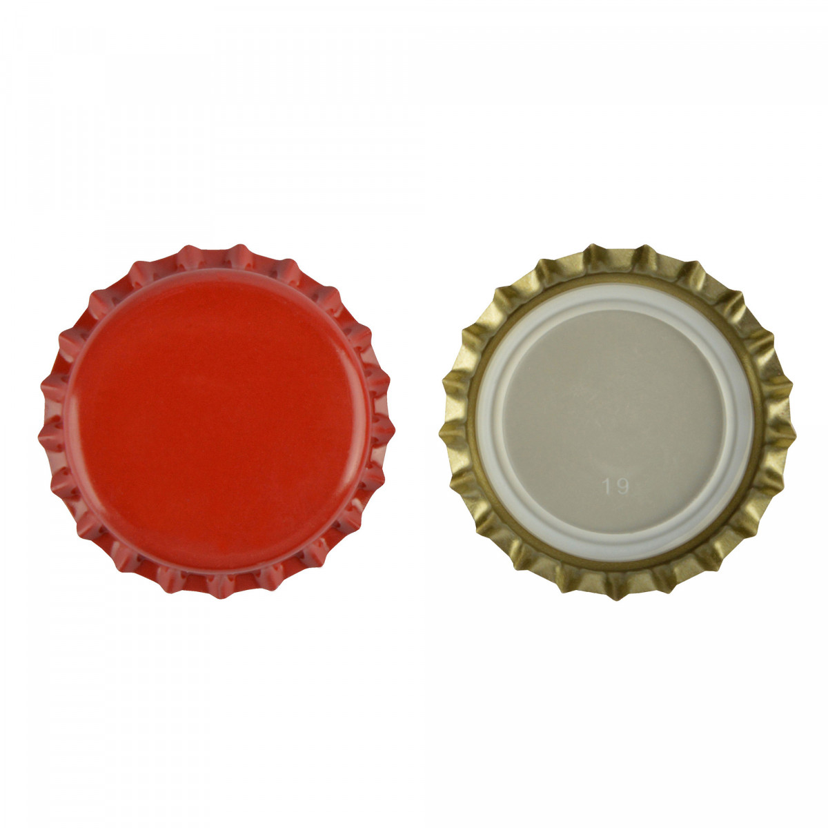 Capsules de bière 26 mm rouge 10 000 pcs