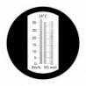 Refractometer 0-32% Brix + 1.000-1.130 specifiek gewicht met ATC 5