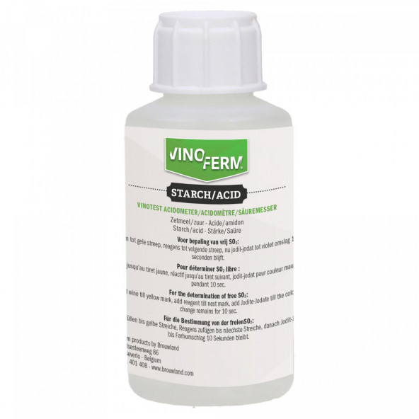 VINOTEST réactif acide-amidon 100ml