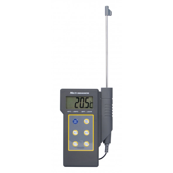 Haushaltsthermometer Elektronisches digitales Lebensmittelthermometer  Schwarz (-50℃～300℃)