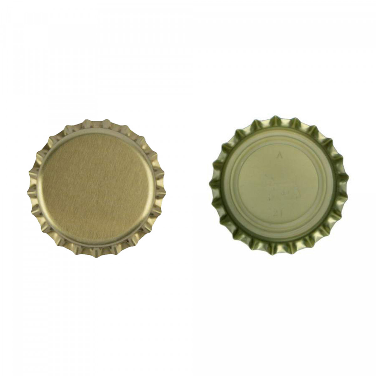 Capsules de bière 26 mm - désoxygénant - or - 10 000 pcs
