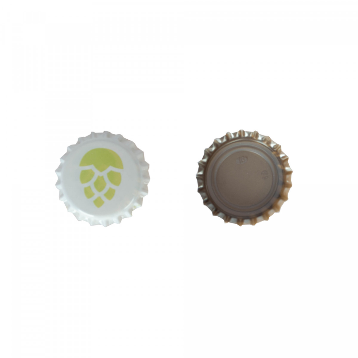 Capsules de bière 26 mm - désoxygénant - cône de houblon - 10 000 pcs