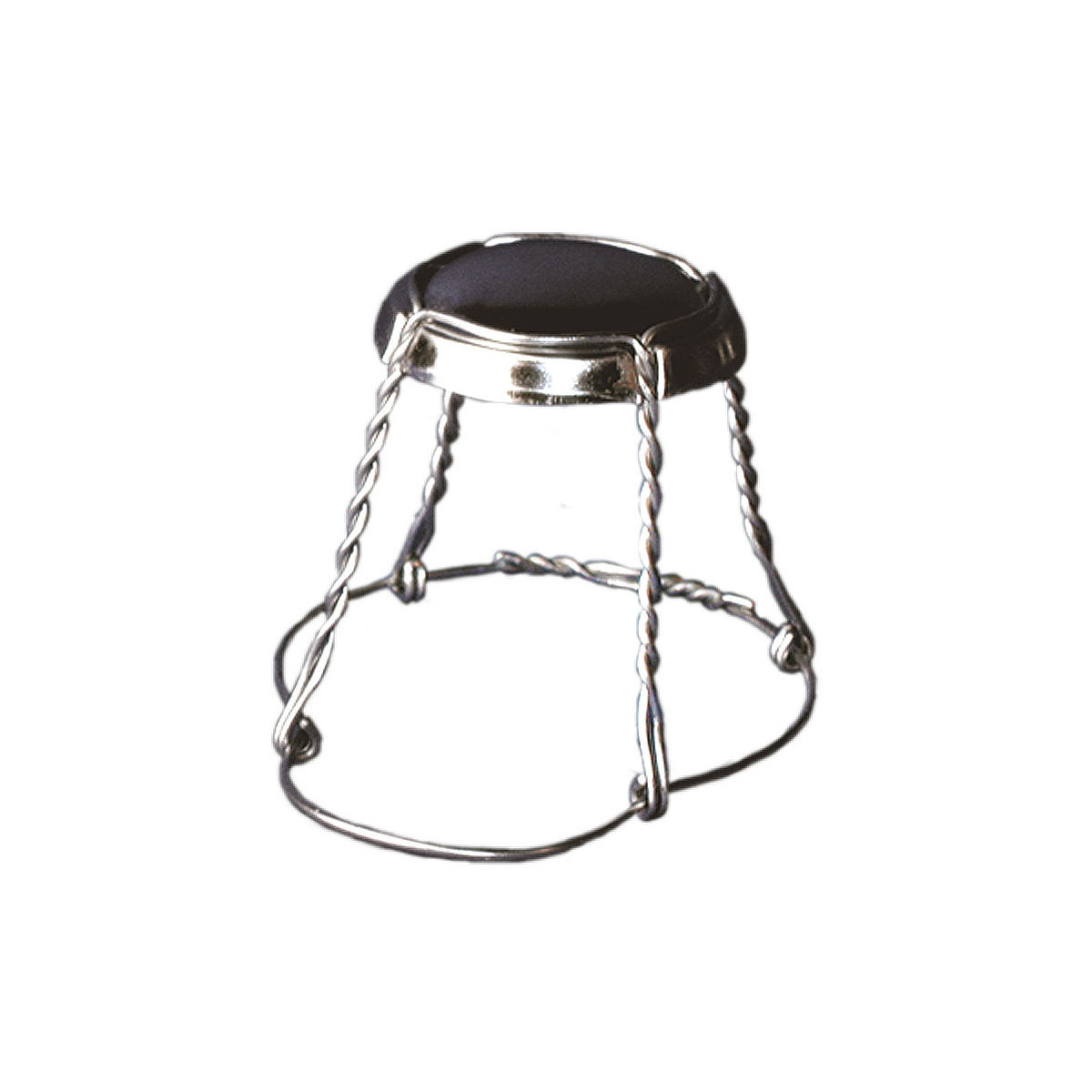 Champagne cage + cap black for beercork 2,700 pcs