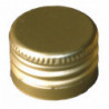 PP caps. 31,5 x 18 gedraaid goud 100 st. 0