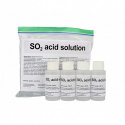 Vinmetrica SO2 solution d'acide 4 x 30 ml