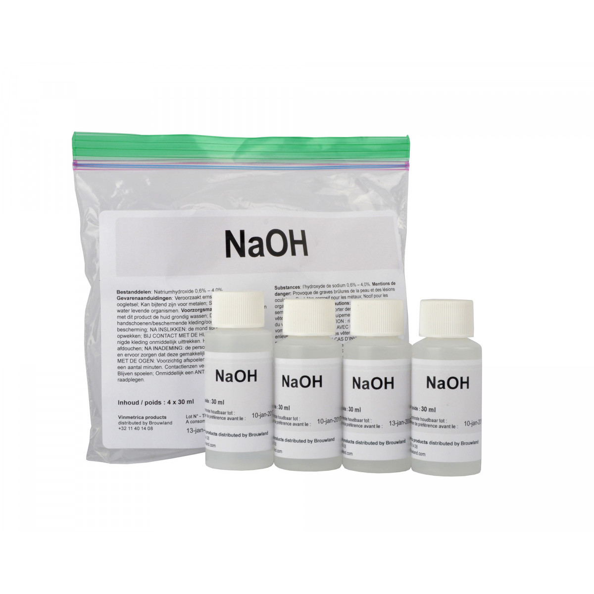 Vinmetrica SO2 NaoH-Lösung 4 x 30 ml