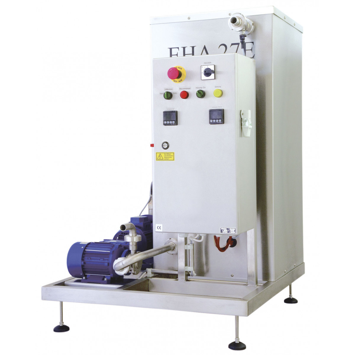 Pasteuriser EHA-27E, automatic, 300 litres/hour