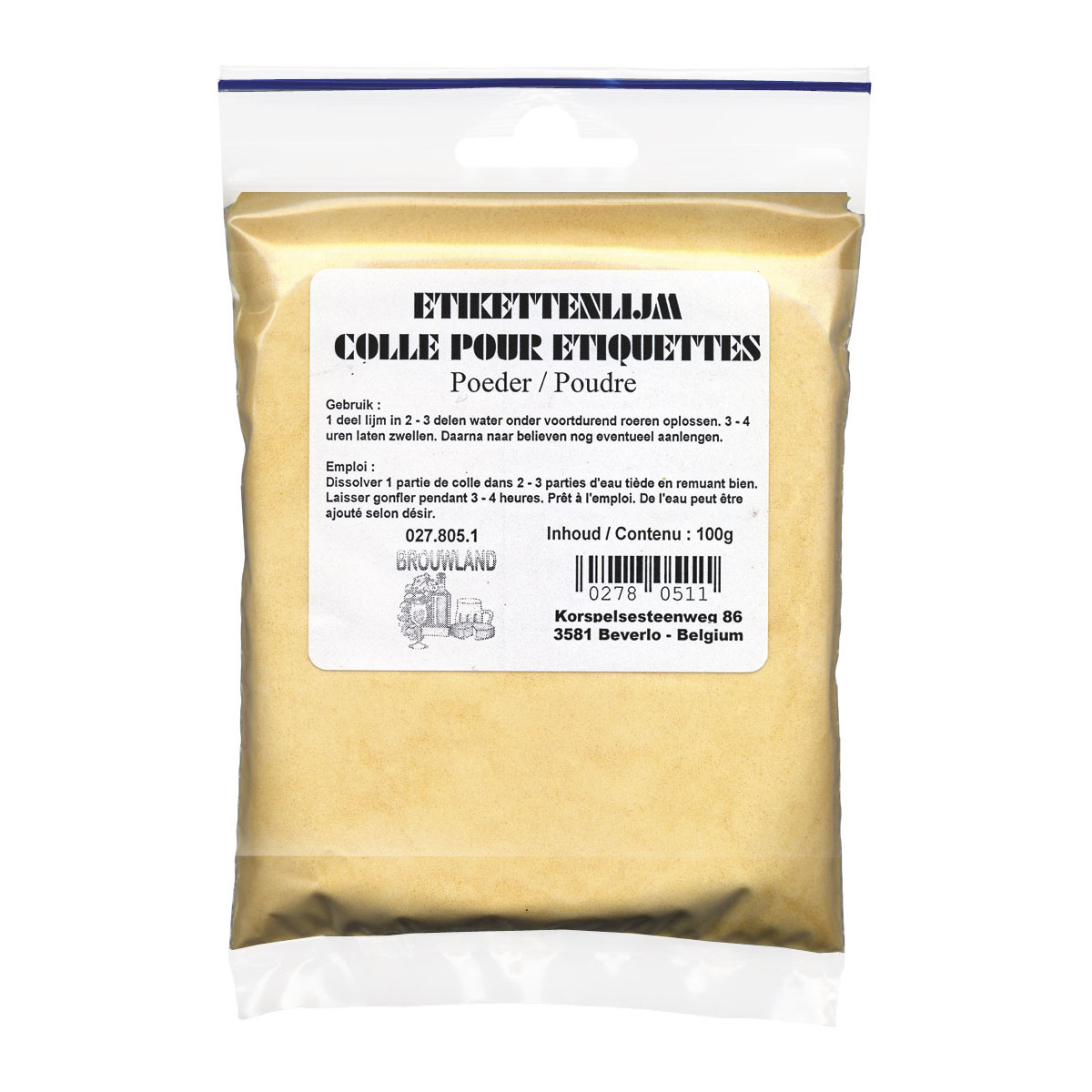 label glue powder 1 kg