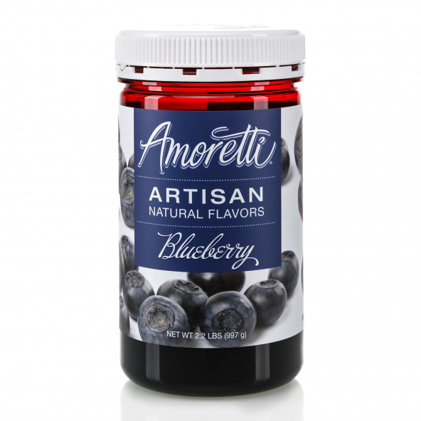 Amoretti - Artisan Natural Flavors - Blauwe bosbes 998 g