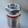 Ss Brewtech™ Whirlpool-Anschlussstück 1/2" (13 mm) MPT mit 1 Schottverschraubung 2