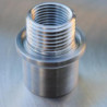 Ss Brewtech™ whirlpool-koppeling 1/2" MPT  met één doorvoer 4
