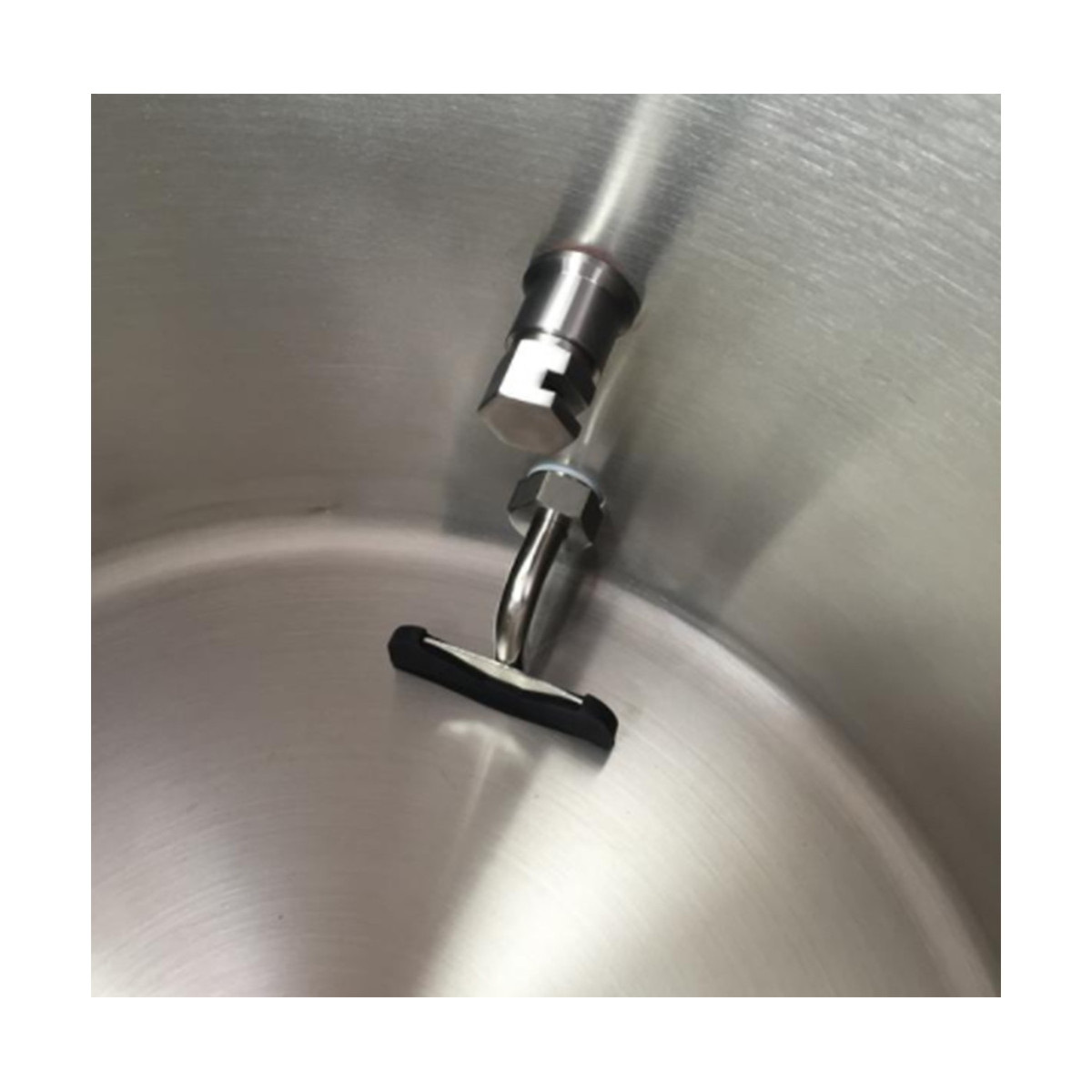 Ss Brewtech™ raccord à whirlpool 1/2" MPT avec un passe-paroi (bulkhead)