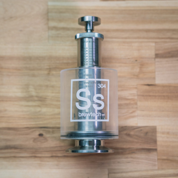 Ss Brewtech™ Sspunding Valve, einstellbares Druckbegrenzungsventil - 1,5" TC (mit Skala)