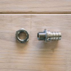 Ss Brewtech™ Schlauchanschlussstück – 1/2" (13 mm) Quetschverschraubung, universal